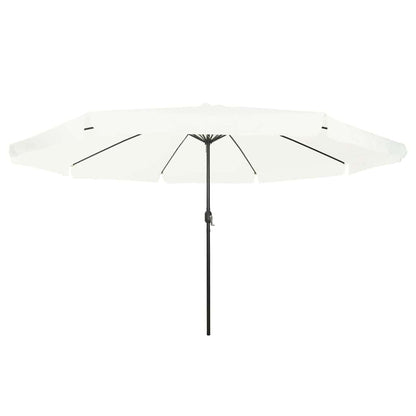 Tuinparasol 395 X 395 X 245 Cm Polyester En Staal Zand