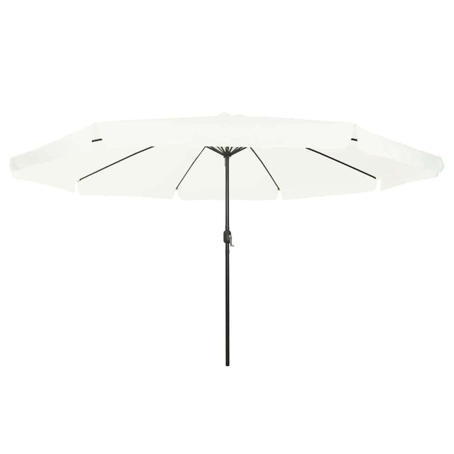 Tuinparasol 395 X 395 X 245 Cm Polyester En Staal Zand
