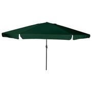 Tuinparasol 395x395x245 cm groen polyester staal