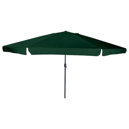 Tuinparasol Groen 395 x 395 x 245 cm Polyester en staal