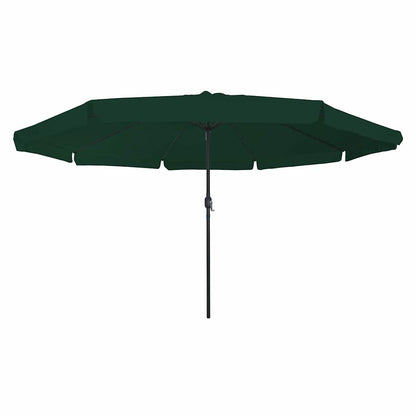 Tuinparasol Groen 395 x 395 x 245 cm Polyester en staal