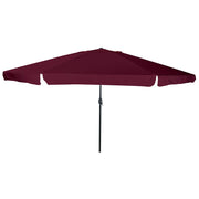Tuinparasol 395x395x245 cm bordeaux rood