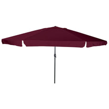 Tuinparasol Bordeaux Rood 395 x 395 x 245 cm Polyester en staal