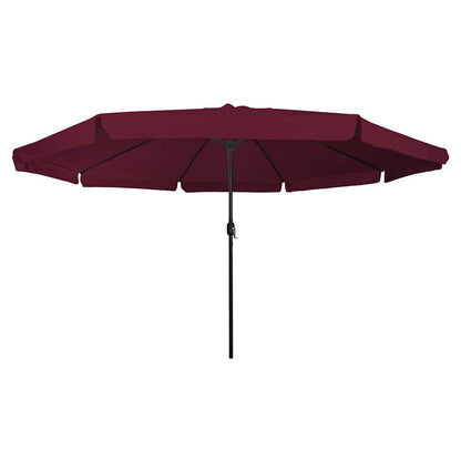 Tuinparasol Bordeaux Rood 395 x 395 x 245 cm Polyester en staal