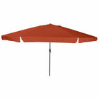 Tuinparasol 395x395x245 cm terracotta polyester staal