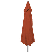 Tuinparasol Terracotta 395 x 395 x 245 cm Polyester en staal