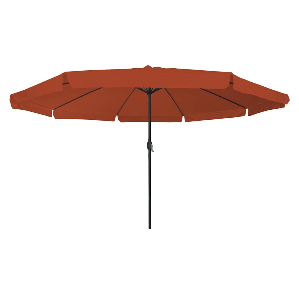 Tuinparasol Terracotta 395 x 395 x 245 cm Polyester en staal
