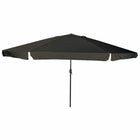 Tuinparasol 395x395x245 cm zwart polyester staal