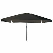 Tuinparasol 395x395x245 cm zwart polyester staal