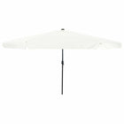 Tuinparasol 395x395x245 cm zand antraciet