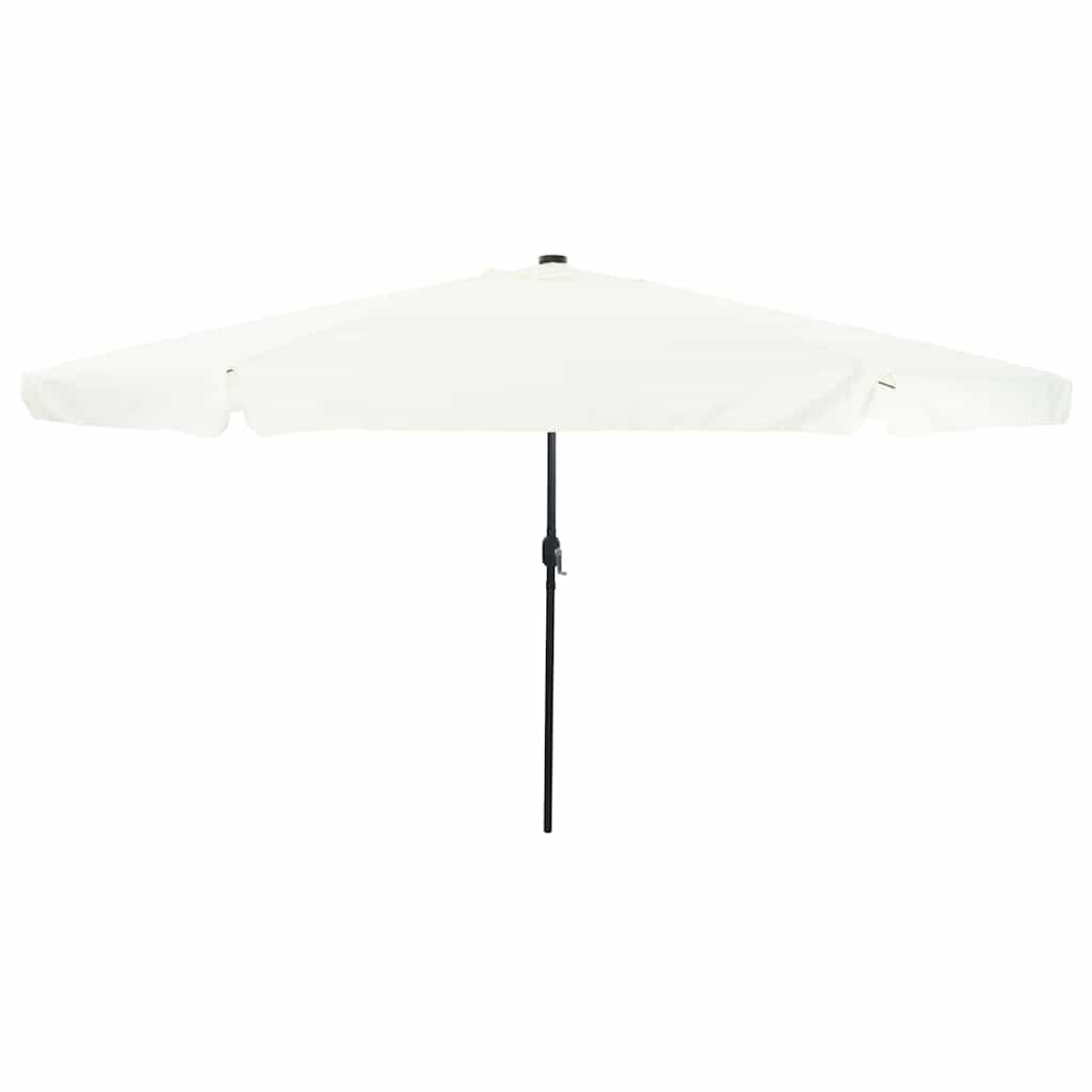 Tuinparasol Zand en Antraciet 395 x 395 x 245 cm Polyester