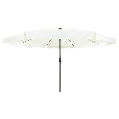 Tuinparasol Zand en Antraciet 395 x 395 x 245 cm Polyester