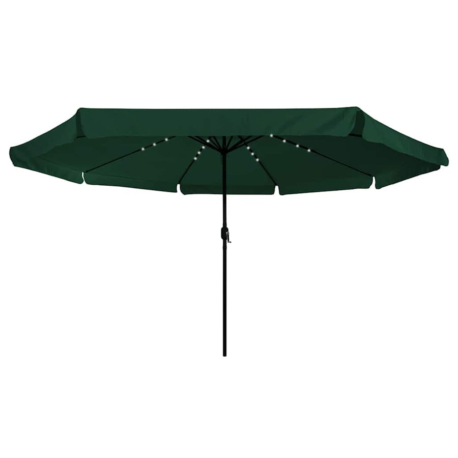 Tuinparasol Groen 395 x 395 x 245 cm Polyester