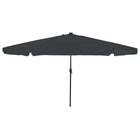 Tuinparasol 395x395x245 cm antraciet polyester