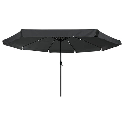 Tuinparasol Antraciet 395 x 395 x 245 cm Polyester