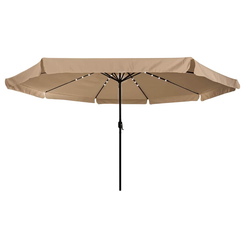 Tuinparasol Taupe 395 x 395 x 245 cm Polyester