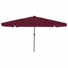 Tuinparasol 395x395x245 cm bordeaux rood