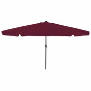 Tuinparasol 395x395x245 cm bordeaux rood
