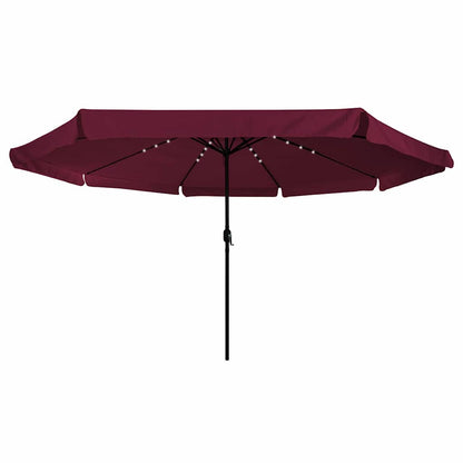 Tuinparasol Bordeaux Rood 395 x 395 x 245 cm Polyester