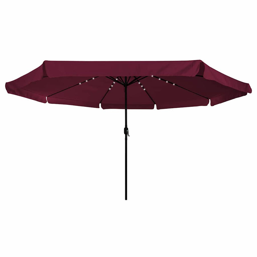 Tuinparasol Bordeaux Rood 395 x 395 x 245 cm Polyester