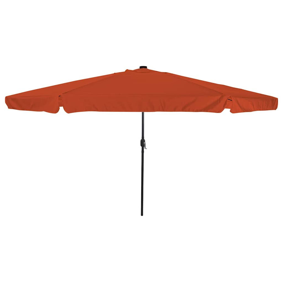Tuinparasol Terracotta 395 x 395 x 245 cm Polyester