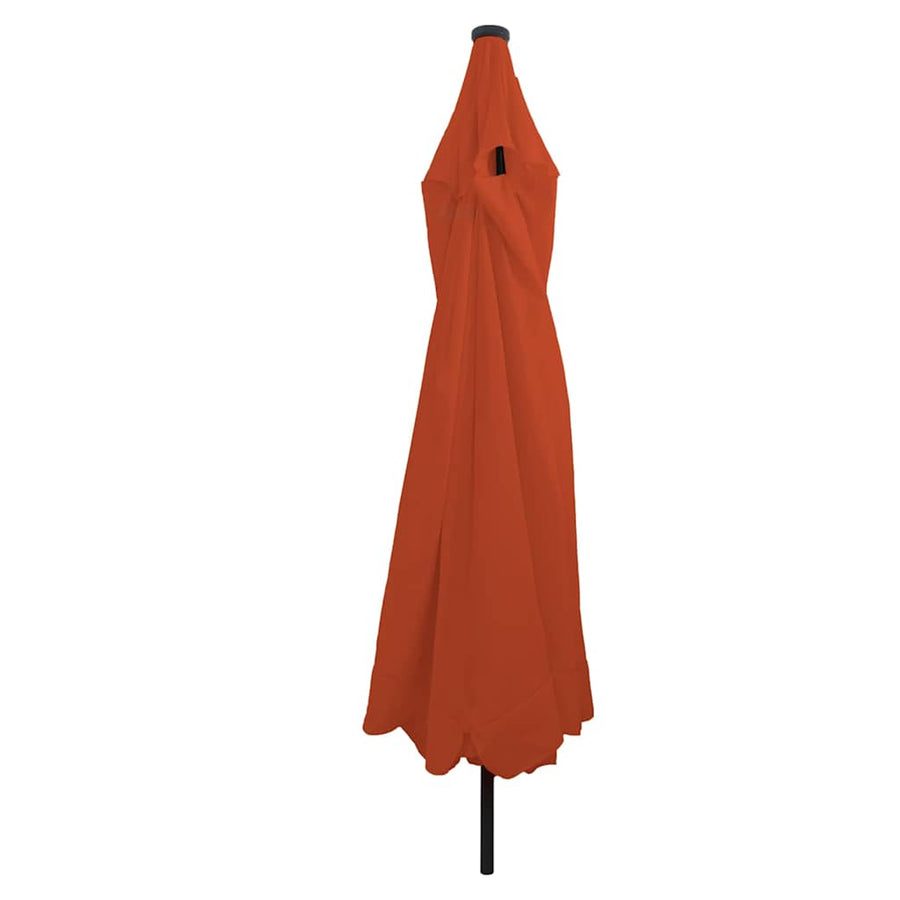Tuinparasol Terracotta 395 x 395 x 245 cm Polyester