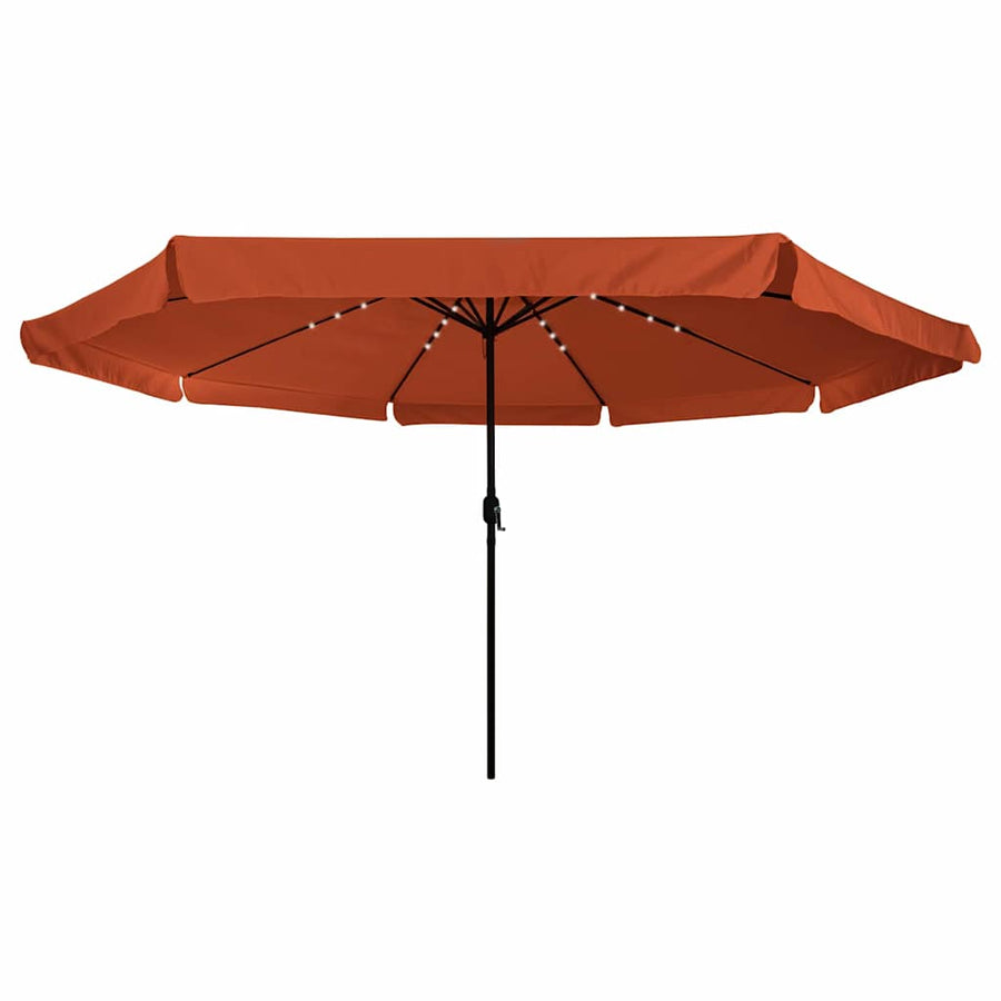 Tuinparasol Terracotta 395 x 395 x 245 cm Polyester