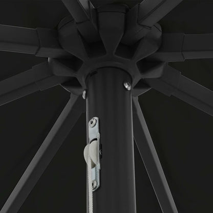 Tuinparasol Zwart 395 x 395 x 245 cm Polyester