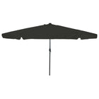Tuinparasol 395x395x245 cm zwart polyester