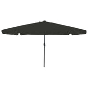 Tuinparasol 395x395x245 cm zwart polyester