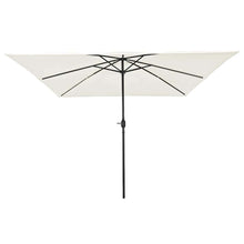 Tuinparasol Zand 295 x 295 x 245 cm Polyester en staal