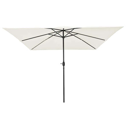 Tuinparasol Zand 295 x 295 x 245 cm Polyester en staal