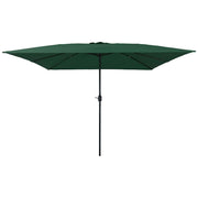 Tuinparasol 295x295x245 cm groen polyester staal