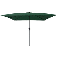 Tuinparasol Groen 295 x 295 x 245 cm Polyester en staal