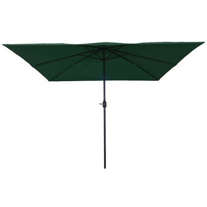 Tuinparasol Groen 295 x 295 x 245 cm Polyester en staal