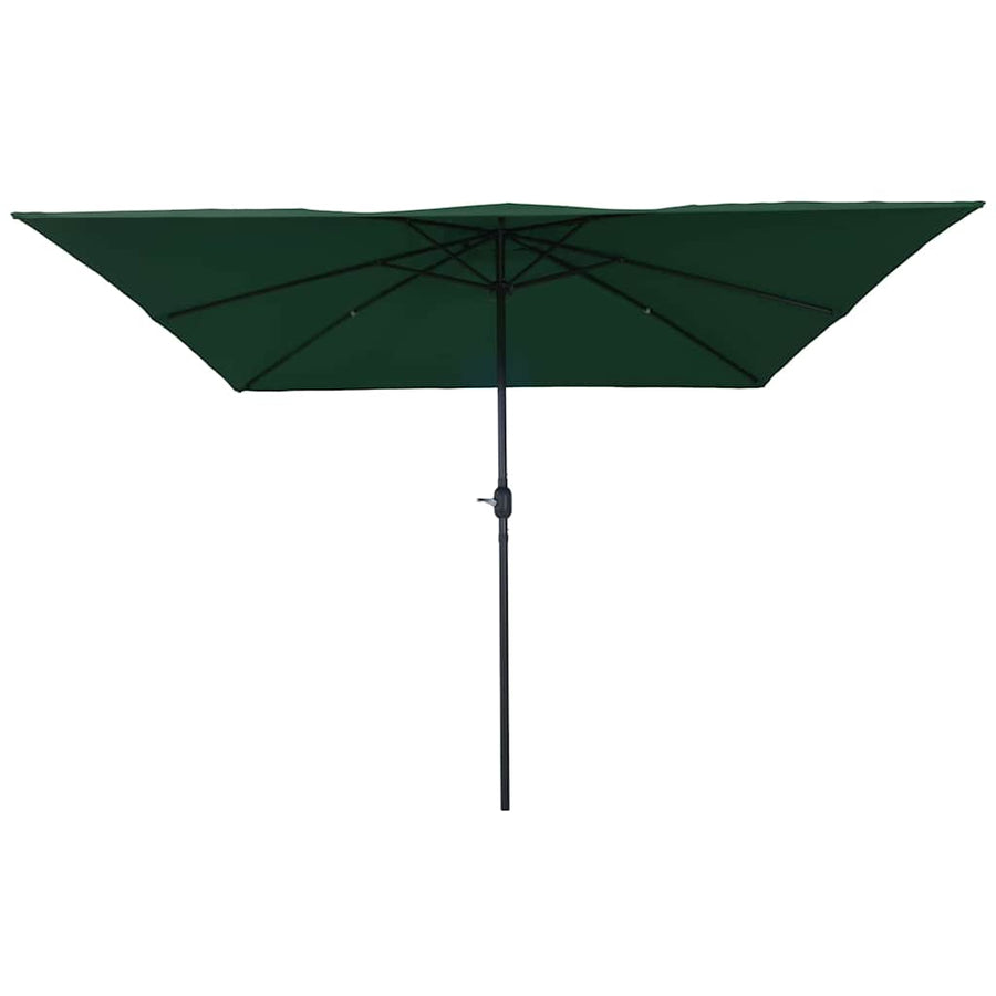 Tuinparasol Groen 295 x 295 x 245 cm Polyester en staal