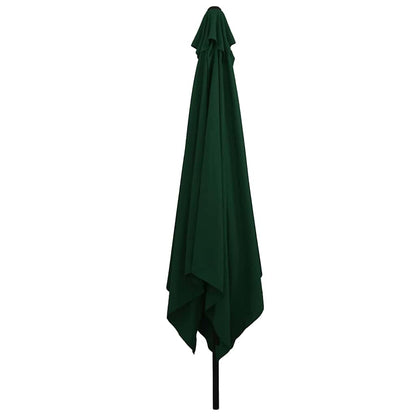 Tuinparasol Groen 295 x 295 x 245 cm Polyester en staal