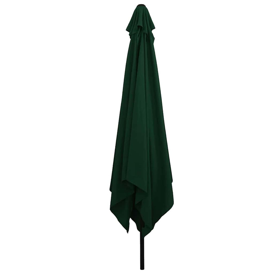 Tuinparasol Groen 295 x 295 x 245 cm Polyester en staal