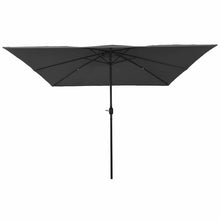 Tuinparasol Antraciet 295 x 295 x 245 cm Polyester en staal