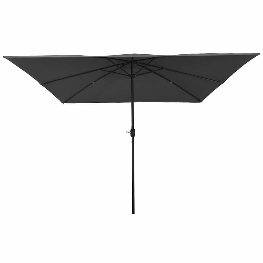 Tuinparasol Antraciet 295 x 295 x 245 cm Polyester en staal