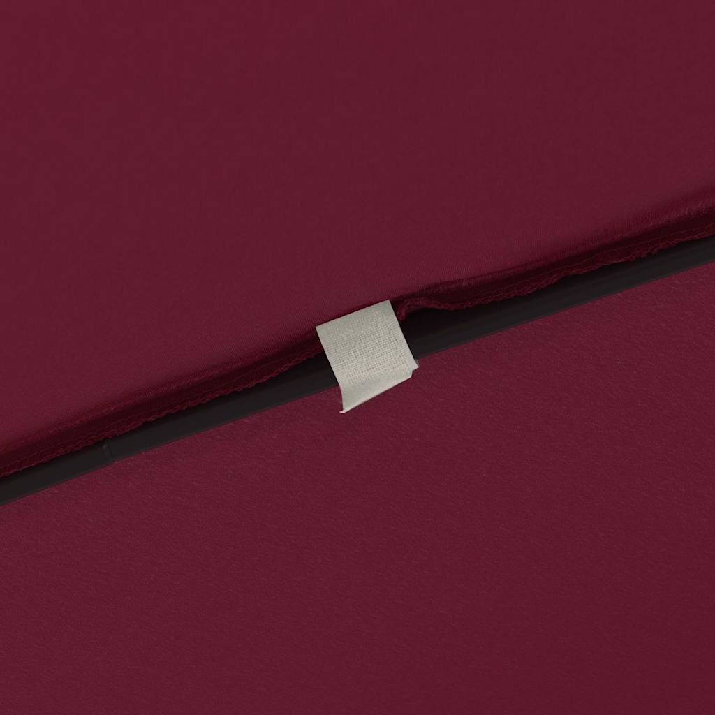 Tuinparasol Bordeaux Rood 295 x 295 x 245 cm Polyester en staal