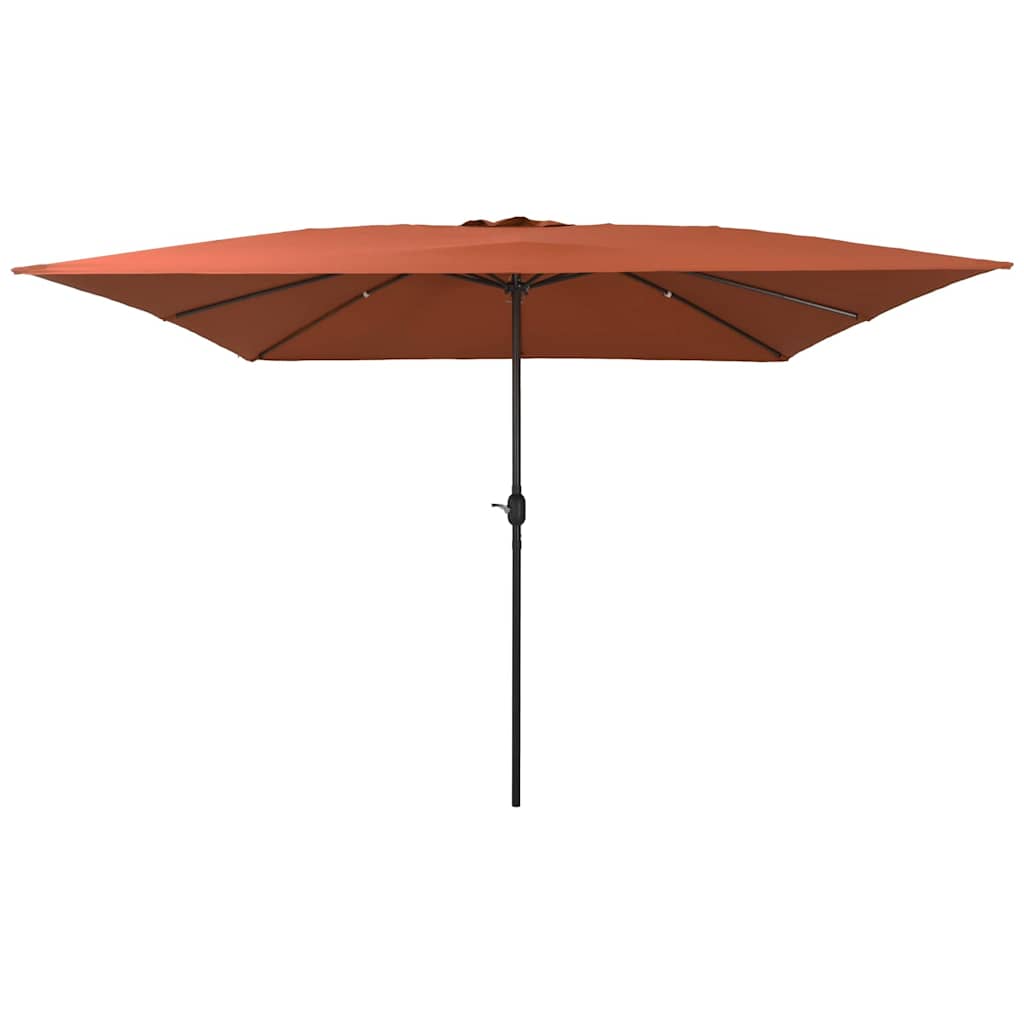 Tuinparasol Terracotta 295 x 295 x 245 cm Polyester en staal