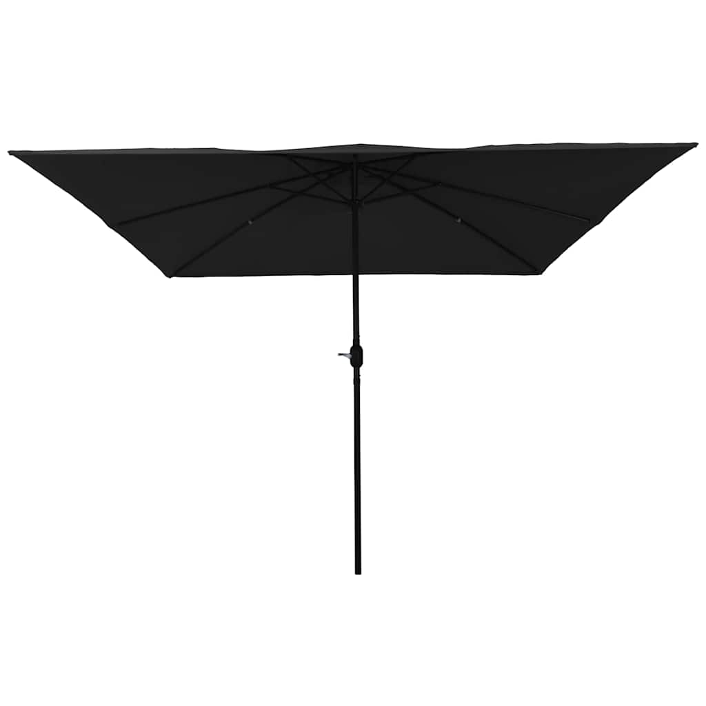 Tuinparasol Zwart 295 x 295 x 245 cm Polyester en staal