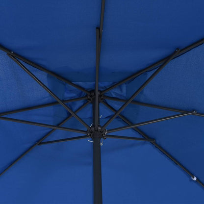 Tuinparasol Azurblauw 295 x 295 x 245 cm Polyester en staal