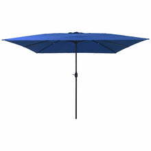 Tuinparasol Azurblauw 295 x 295 x 245 cm Polyester en staal