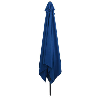 Tuinparasol Azurblauw 295 x 295 x 245 cm Polyester en staal