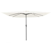 Tuinparasol Zand 295 x 295 x 245 cm Polyester en staal
