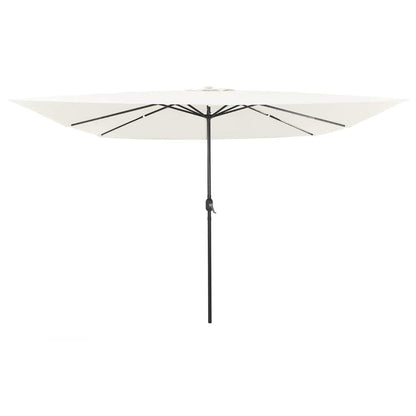 Tuinparasol Zand 295 x 295 x 245 cm Polyester en staal