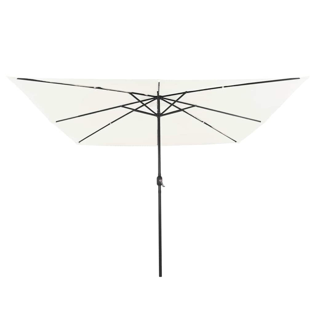 Tuinparasol Zand 295 x 295 x 245 cm Polyester en staal