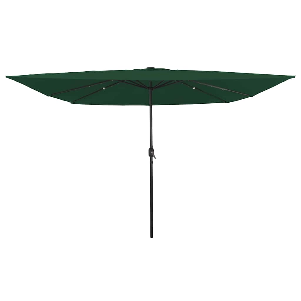Tuinparasol Groen 295 x 295 x 245 cm Polyester en staal